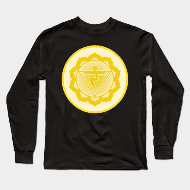 Willpower and confidence are mine Solar-Plexus Chakra- Light Green Long Sleeve T-Shirt by EarthSoul